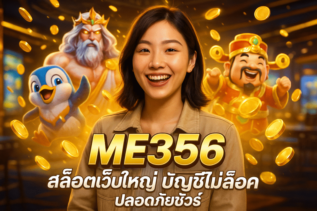 ME356 สล็อตเว็บใหญ่ บัญชีไม่ล็อค ปลอดภัยชัวร์